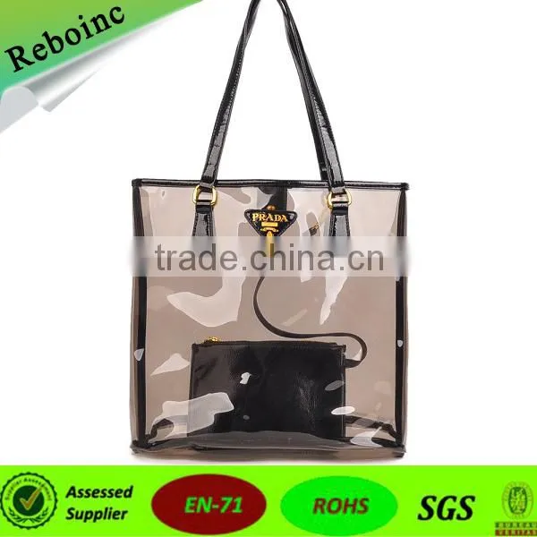 Reboinc-X14 2016 New design full printing beach waterproof pvc handle bag