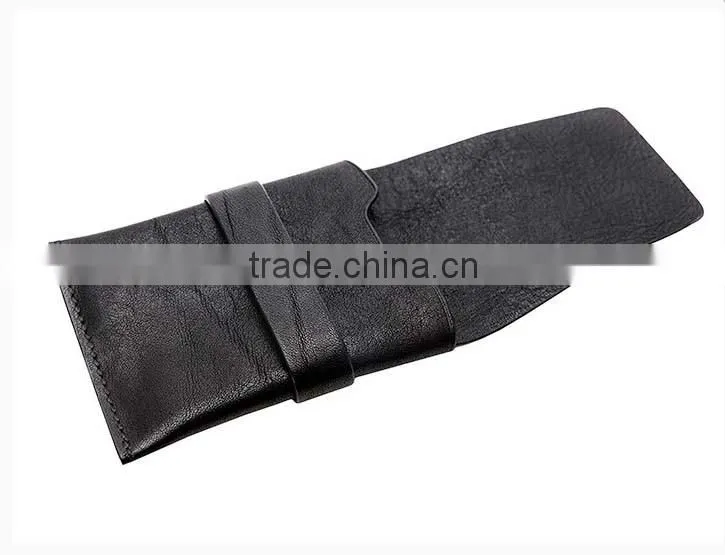 Customize Italian leather card holder men business card pocket