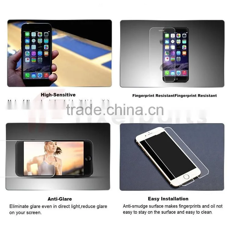Factory price tempered glass screen protector for iphone 4/4s