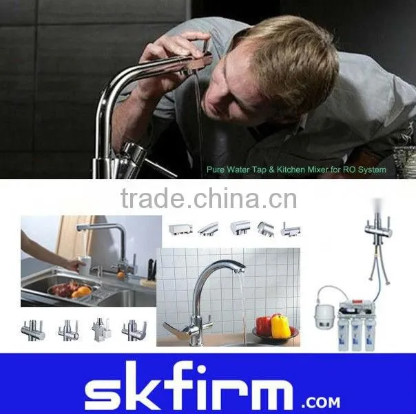 Hot & Cold Water & Pure Water Tap Kitchen Sink Faucet