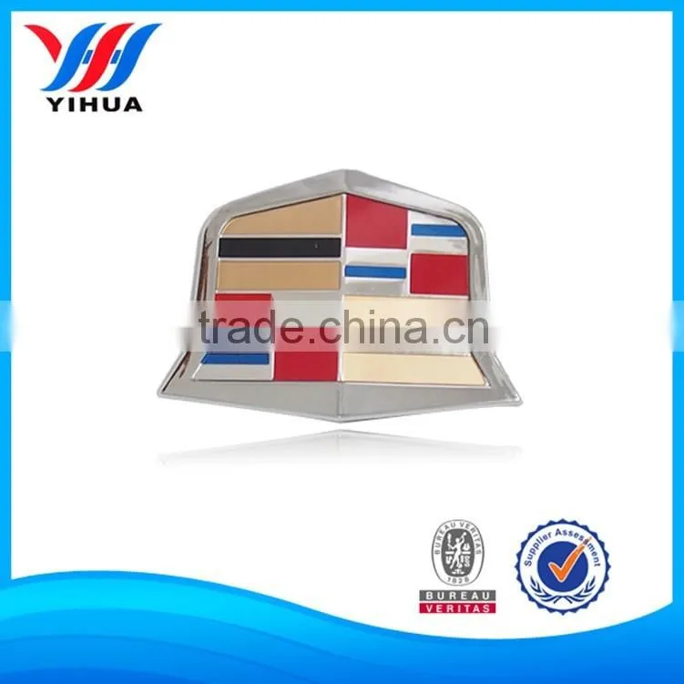 Factory cheap custom chrome car logo stciker , car badge emblem