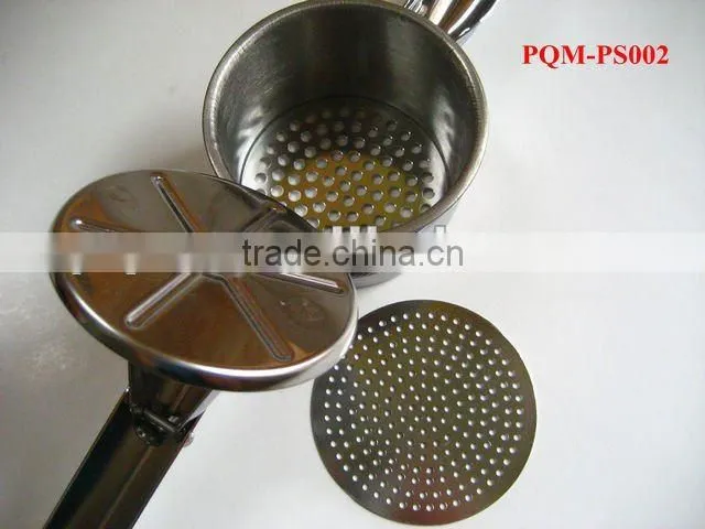 Manual metal kitchen potato masher 002