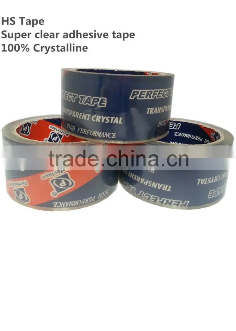 Bopp Super Clear Acrylic Adhesive tape Carton Sealing Adhesive Tape 100% crystalline adhesive tape