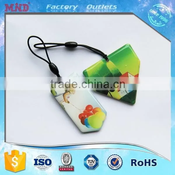 MDT75 em4100 tk4100 RFID Crystal / epoxy NFC key fob