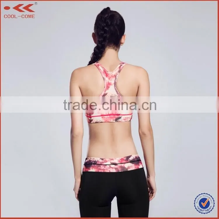2016 China hot sexy girls custom women sports bra