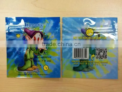 11g OMG potpourri bag /Mr.nice guy herbal incense bag with heat sealed