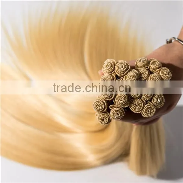 celebrity popular sweet lady hand tied weaving hair Mongolian