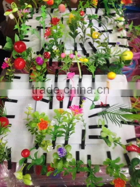 Hot sale growing grass hair doll green plant flower hair pin jewelry