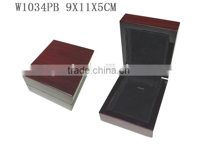 W1034ES Elegant Lacquer Earing Woonden Gift Packaging Box Velvet Lining
