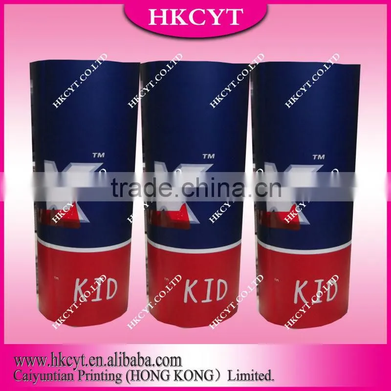 Custom printed food packaging plastic roll film / Laminated plastic aluminum foil small roll film