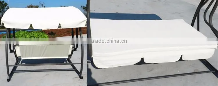Entertainment Leisure High Quality Luxury Patio 3 Seat Adult Outdoor Garden Swing