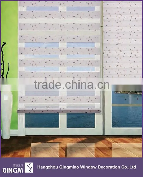 Home Decoration Printed Zebra Blinds For Kids Living Room