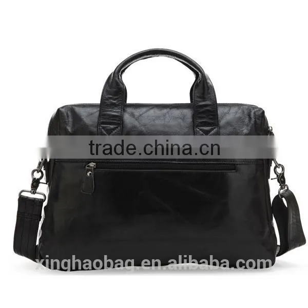 Business Leather 12.5 inch laptop bag for men porte-documents bags Italian leather portfolio bag
