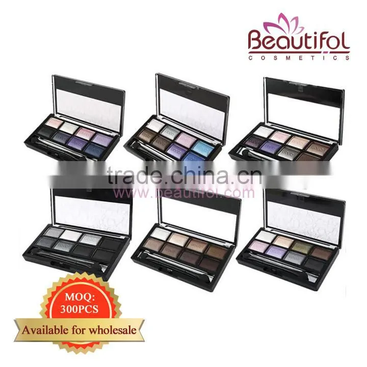 Multi- color baked powder glitter eyeshadow palette, wholesale makeup, small quantity cosmetics, cosmetics eye shadow
