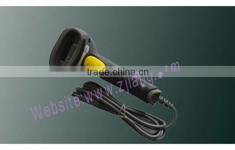High quality QR CODE auto sensing laser hand-held barcode reader with USB connecting