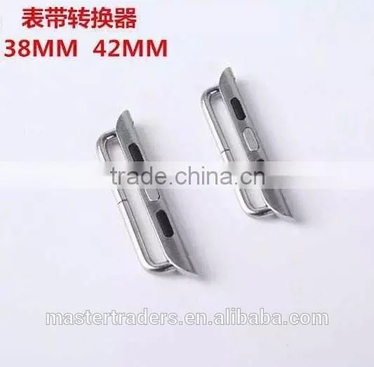 Cheap Metal Watch Band Converter Buckle Strap Adapter For 38MM Apple Watch MT-3568