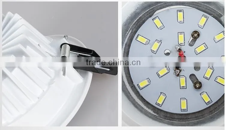 Dimmable Led Downlight 12w 18w 24w SMD5730 Round Die Casting LED Ceiling Lamp SpotLights