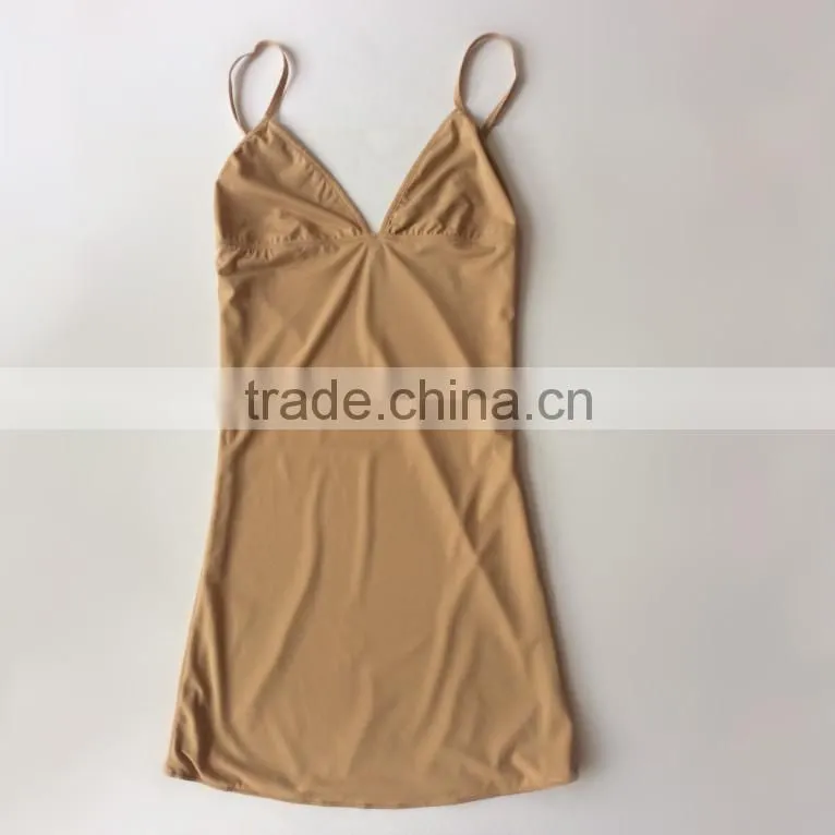 Wholesale Cool Flesh Slip Dress