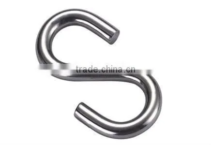 Zinc Plated Hot Sale Various Metal Small Tensile S Shaped Closing Hanger Hooks