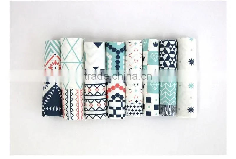 Personality cartoon Linen / Cotton fabric digital printing fabric