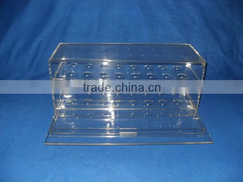 Acrylic cigar humidor for home or commercial use