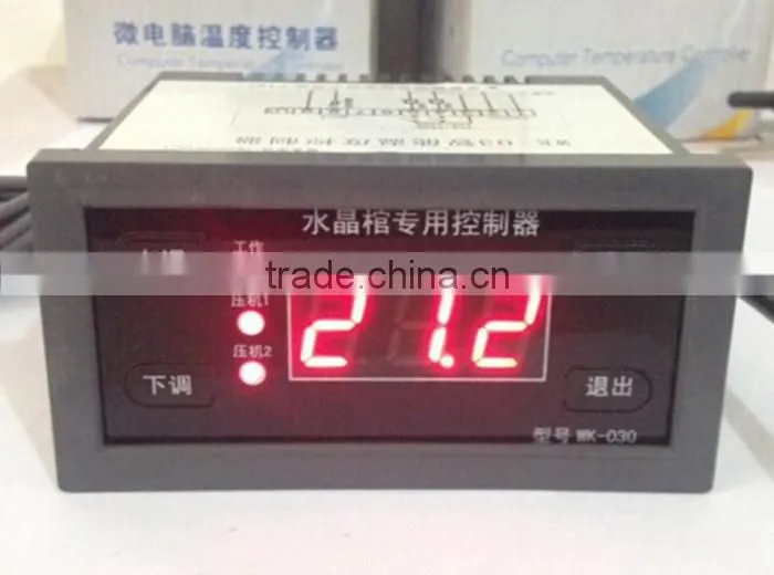 Dual Compressor Delay Start Crystal Coffin Ice Coffin Digital Display Microcomputer Temperature Controller WK-03Q