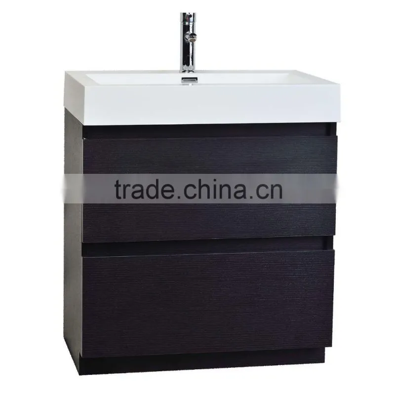 Eco-friendly balck bathroom vanity