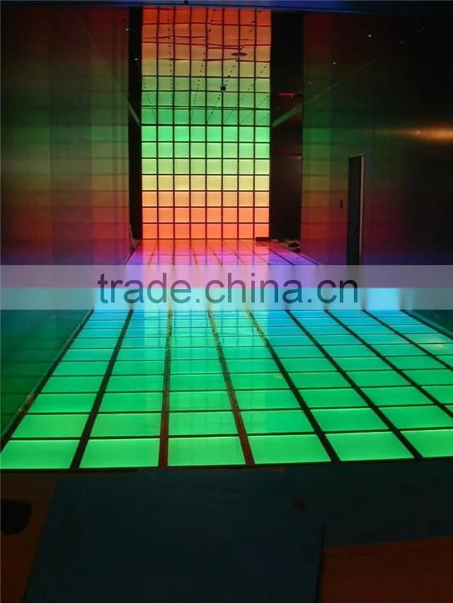 2016 Edgelight newest products in market led disco pixel portable led dance floor / customizd led dance floor panel