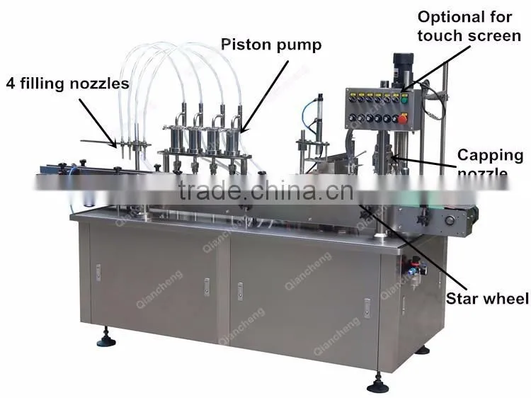 ODM Supplier liquid filling machine,120ml syrup filling machine factory
