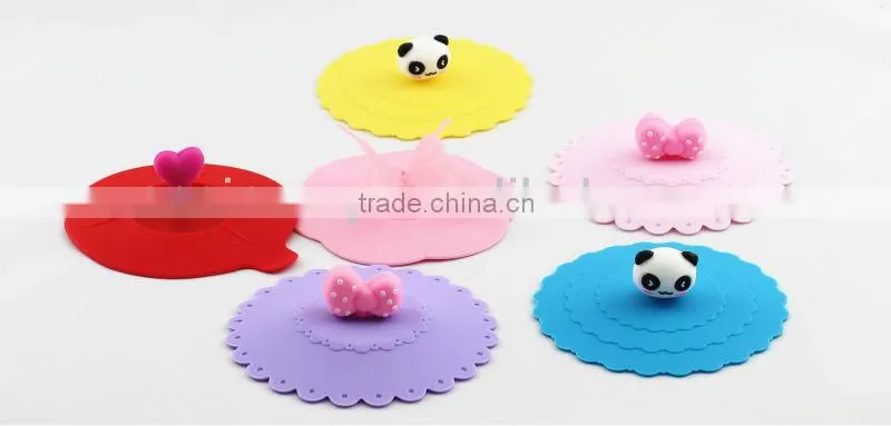 2014 Popular Silicone Cup Lid Cover for Mug /Glasses