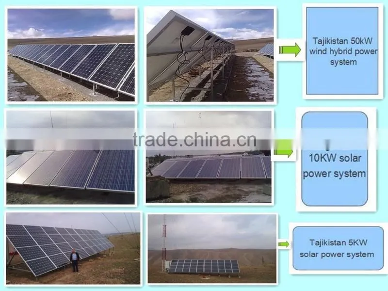 High Efficiency and Good Quality 20KW off grid solar system for Industrial Use, with A grade solar cells
