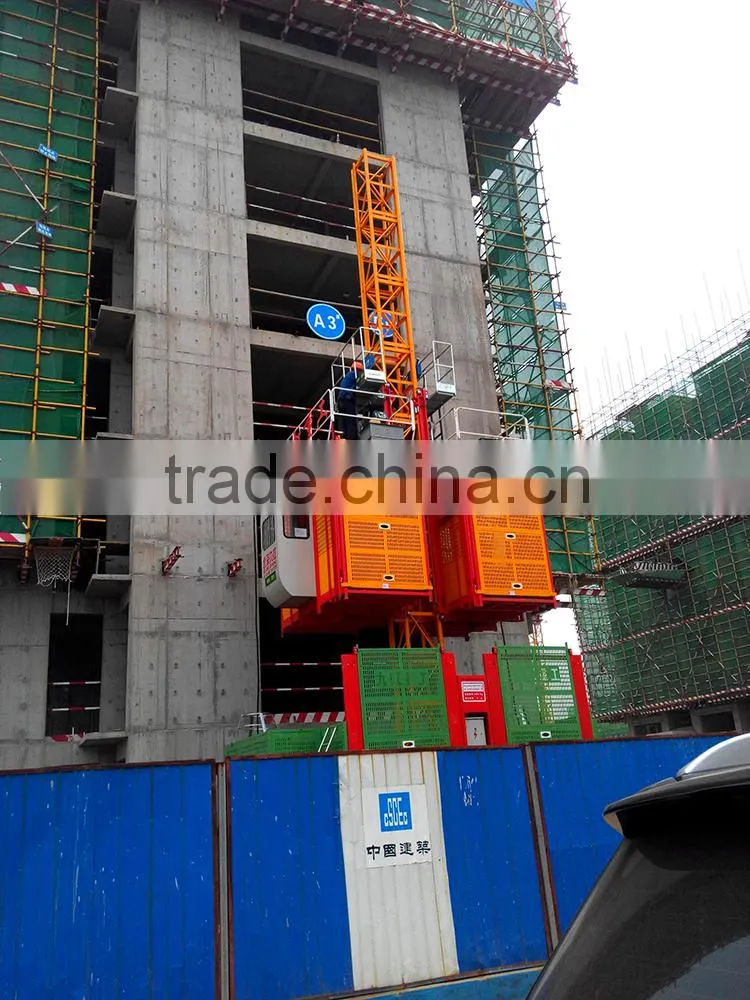 HOT SALE construction elevator/building material lifter
