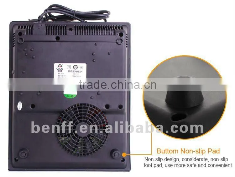 cheaper! timer, power setting button control plastic housing two plate induction cooker