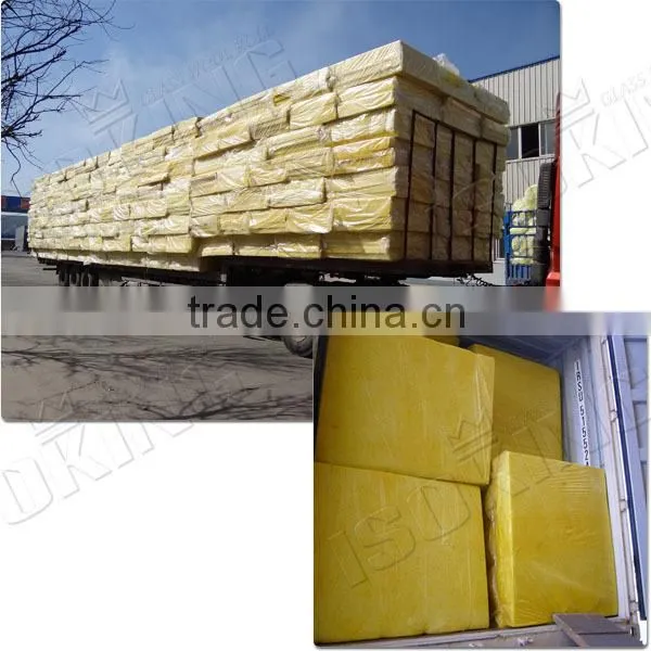 ISOKING Heat Insulation High Density Glass Wool Boards