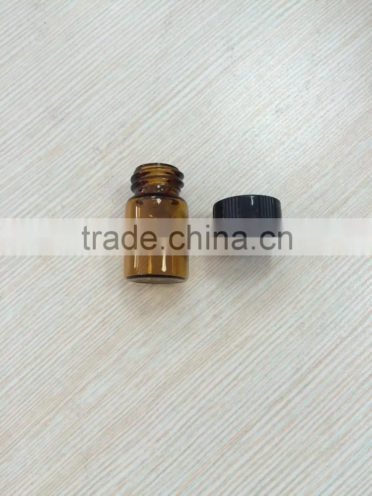 2ml amber colored glass bottles with cap sale