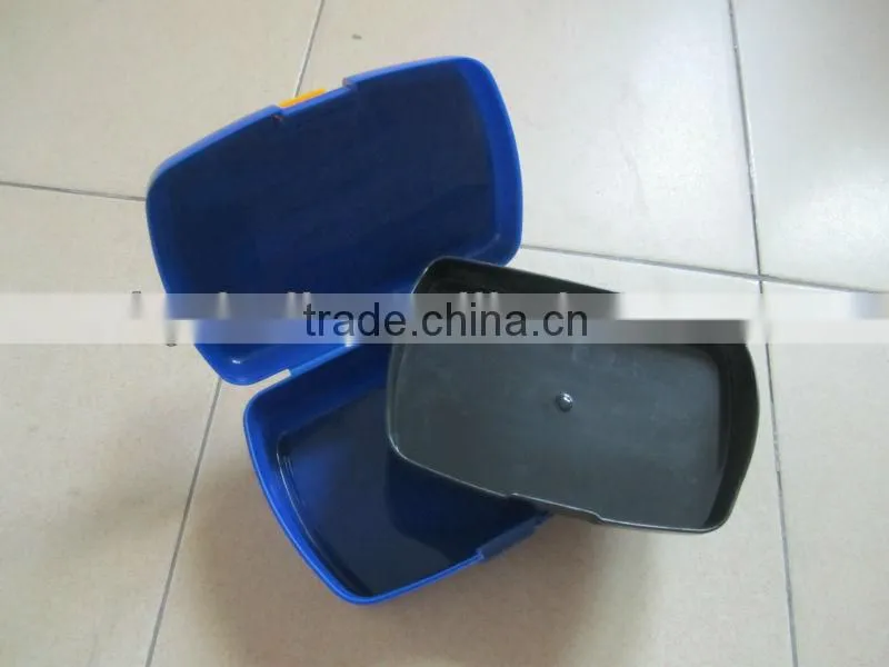 Wholesae double-deck lunch box,plastic container box from china
