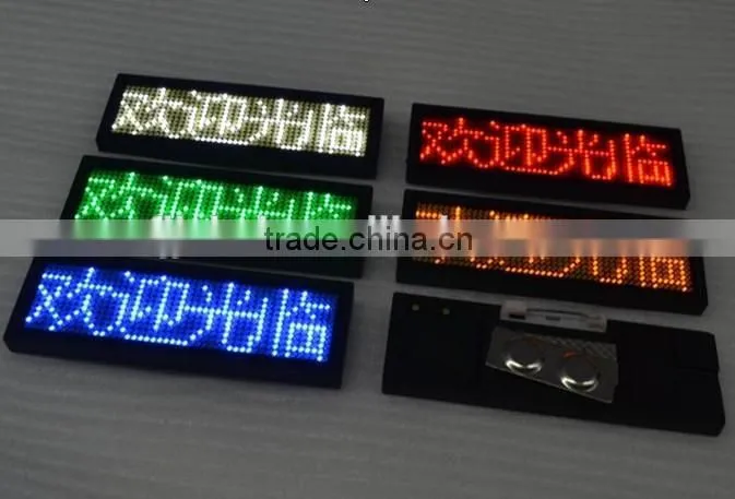 LED Name Badge and LED Name Tag/LED Display Badge