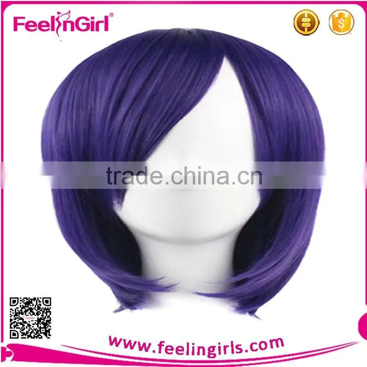Short Straight Wigs Synthetic Cosplay Hair Wig