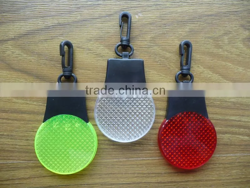 Promotional useful and cheap safety 3 led torch reflector