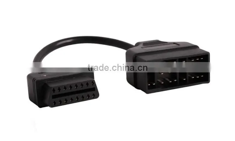 Promotion For Toyota 22Pin To 16Pin Female OBD 2 Cable Connector Adapter Cable Car Diagnostic Tool