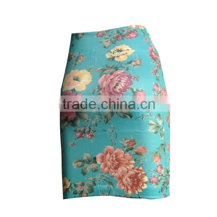 Print Short Tight Pencil Dress for Women
