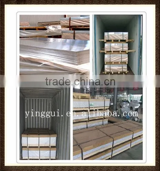2017 2024 2219 aluminium alloy cold rolled plain diamond sheet / plate