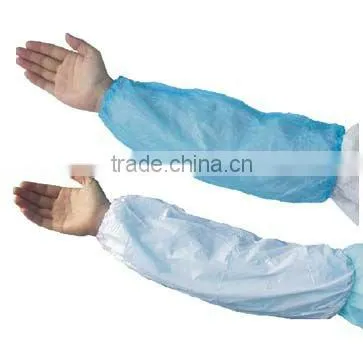 Disposable plastic raincoat sleeve/PVC Sleeve/ Waterproof Sleeve Cover