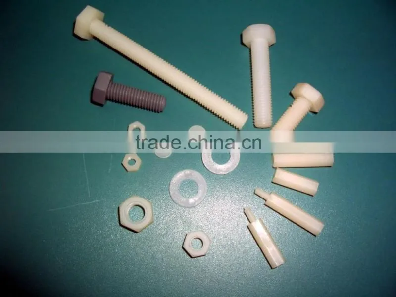 HDPE UPE PP POM Plastic Washer Machine Screw