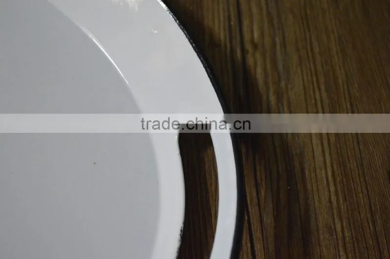 Oval travel tray, metal tray