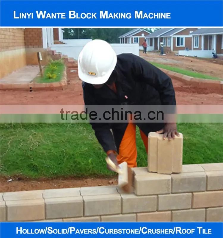 Mobile hyfraulic press clay brick making machine WT1-20M