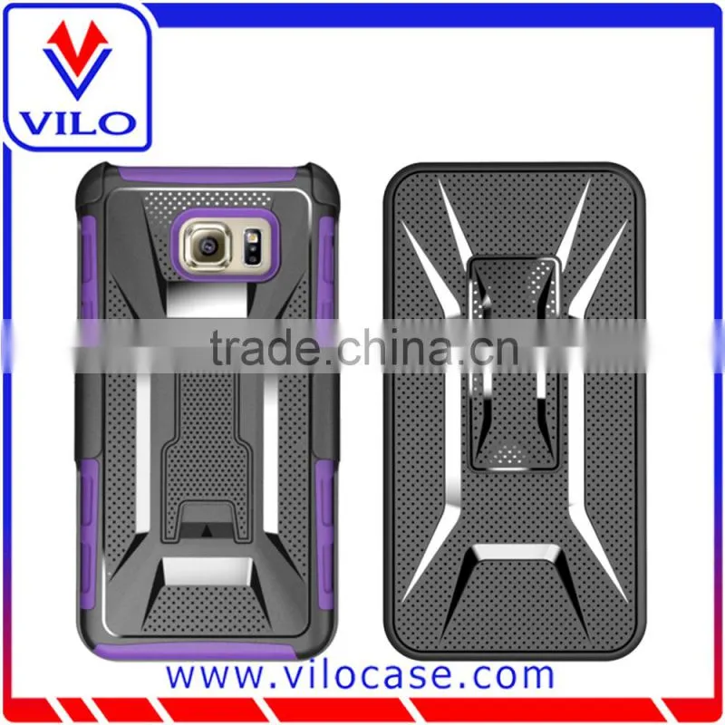 2015 Hot Selling Design T Shape Kickstand Case for HTC Desire 626 A22 with Belt-clip Holster Combo Case
