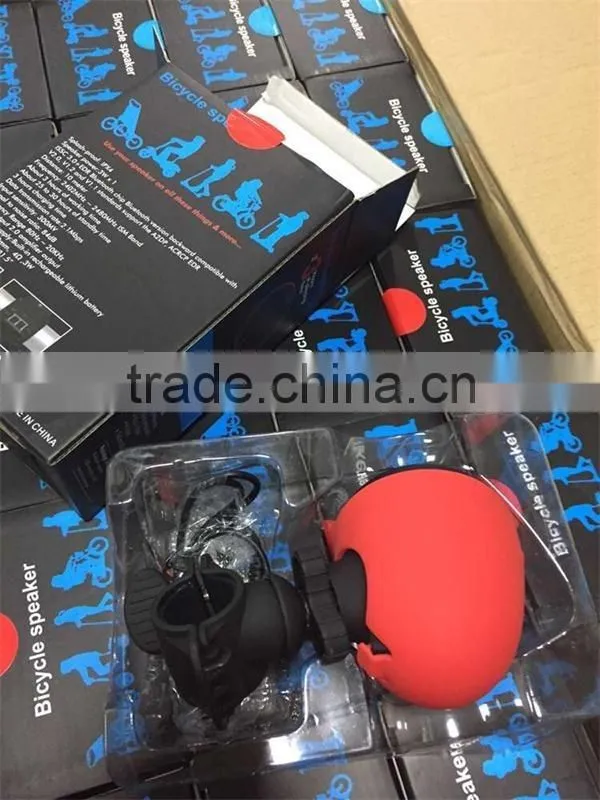2016 Latest Design Factory Price High Quality Portable Bluetooth Sport Bicycle Speaker
