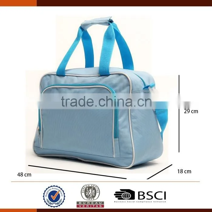 New Design 600D Travel Bag Blue Hand Bag