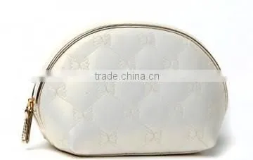 Wholesale fashion WHITE high-end cosmetic bag